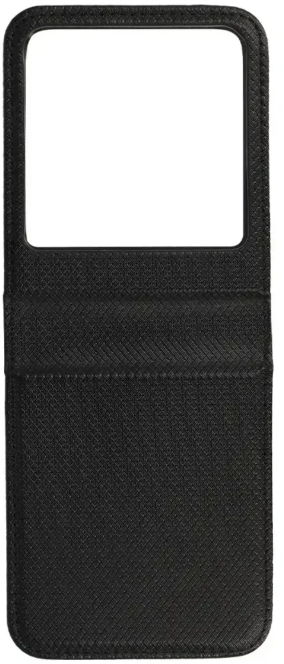 Fusion Accessories Telone Smart Book MAGNET dėklas skirtas Motorola RAZR 40 Ultra 5G juodos spalvos