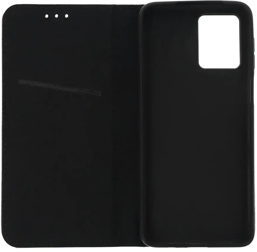Fusion Accessories Telone Smart Book MAGNET dėklas skirtas Motorola Moto G64 juodos spalvos