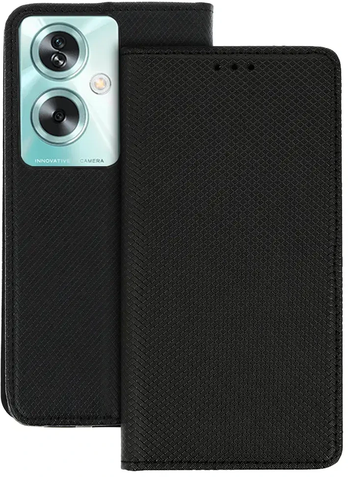 Toptel Telone Smart Book MAGNET dėklas skirtas Oppo A2 Pro juodos spalvos