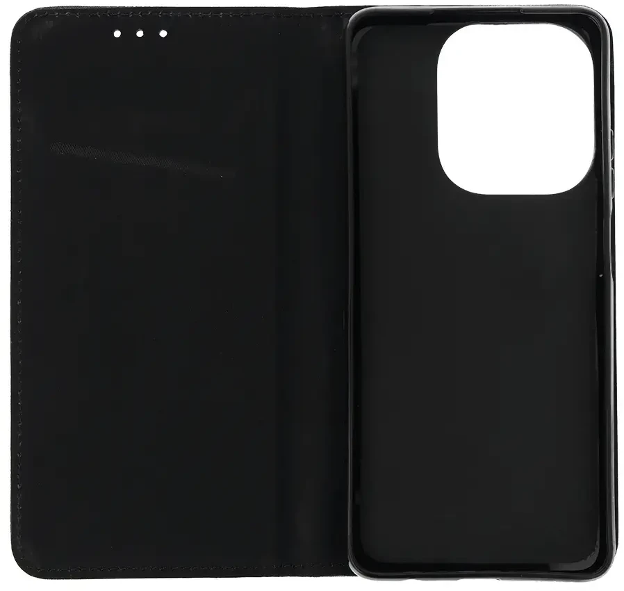 Fusion Accessories Topt Dėklas Smart Book MAGNET skirtas OPPO A40 4G juodos spalvos