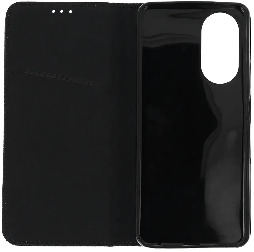 Toptel Telone Smart Book MAGNET dėklas skirtas Oppo A58 4G juodos spalvos
