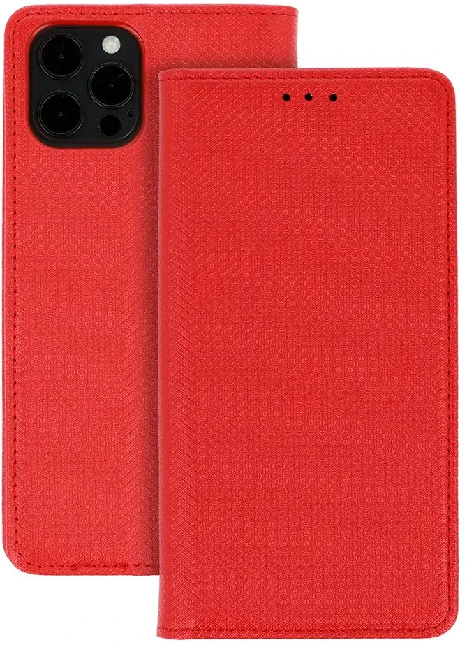 Fusion Accessories Telone Smart Book MAGNET dėklas skirtas Samsung Galaxy A20S raudonos spalvos
