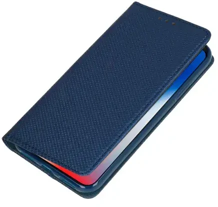 Fusion Accessories Telone Smart Book MAGNET dėklas skirtas Xiaomi Redmi Note 11 Pro PLUS 5G mėlynos spalvos