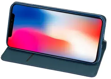 Fusion Accessories Telone Smart Book MAGNET dėklas skirtas Xiaomi Redmi Note 11 Pro PLUS 5G mėlynos spalvos