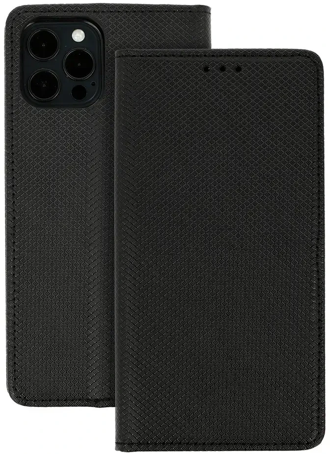 Toptel Topt Dėklas Smart Book MAGNET skirtas XIAOMI 17 PRO juodos spalvos