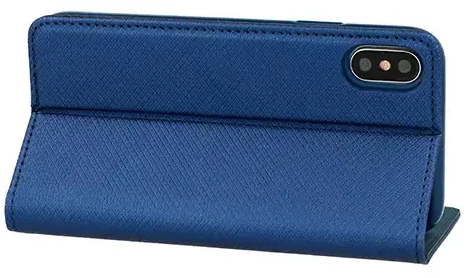 Fusion Accessories Telone Smart Book MAGNET dėklas skirtas Xiaomi Redmi Note 11 Pro PLUS 5G mėlynos spalvos