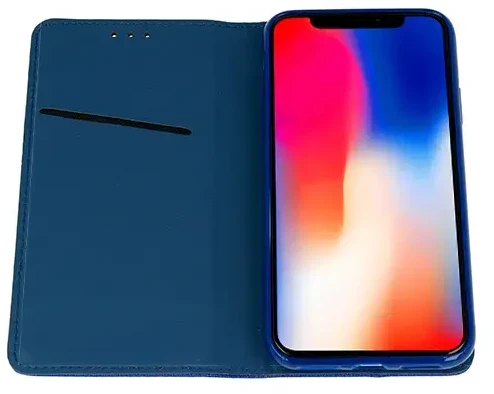 Toptel Telone Smart Book MAGNET dėklas skirtas Xiaomi Redmi Note 13 5G mėlynos spalvos