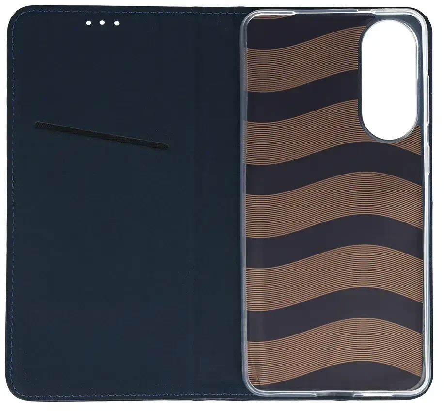 Fusion Accessories Topt Dėklas Smart Magneto skirtas Samsung Galaxy S25 Edge mėlynos spalvos