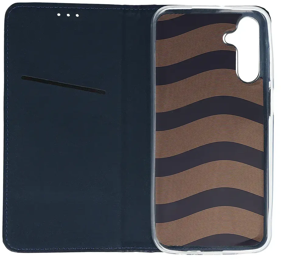 Fusion Accessories Topt Smart Magneto dėklas skirtas Samsung Galaxy M15 5G mėlynos spalvos