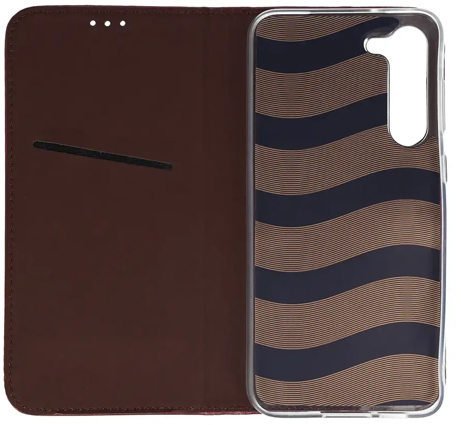 Fusion Accessories Topt Smart Magneto dėklas skirtas Samsung Galaxy S23 Plus burgundy