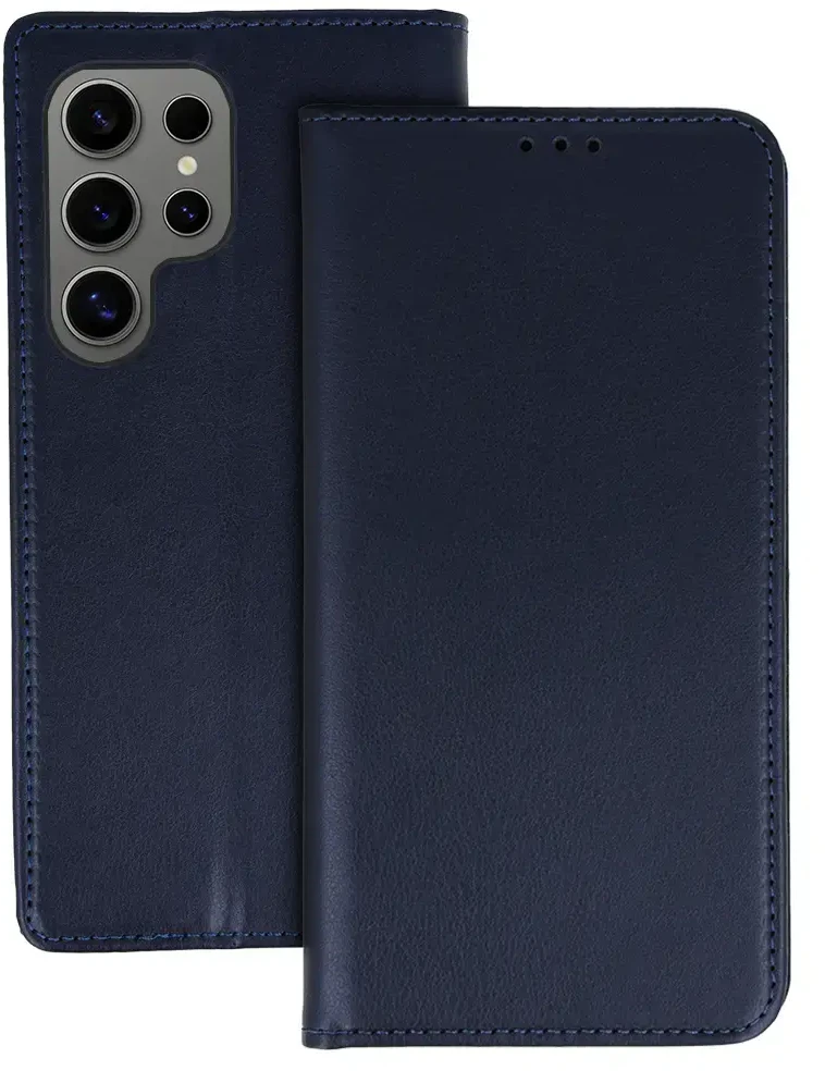 Fusion Accessories Topt Smart Magneto dėklas skirtas Samsung Galaxy S24 Ultra mėlynos spalvos