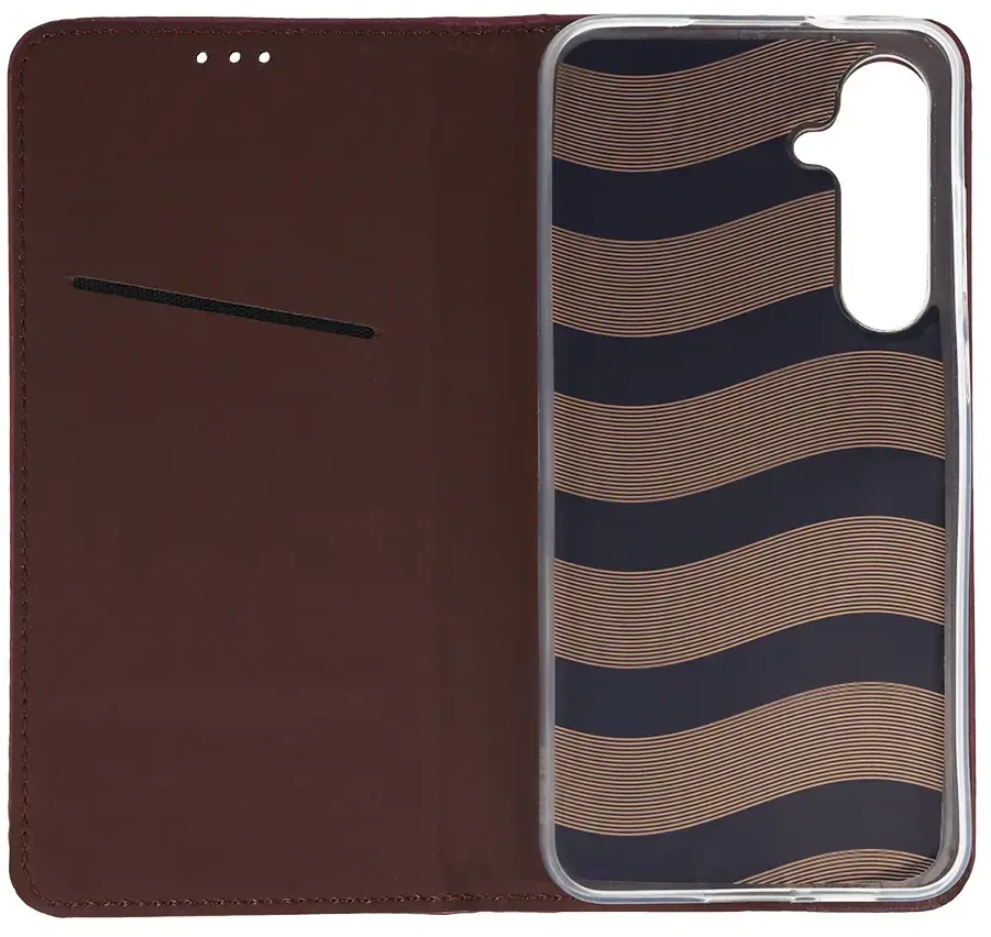 Fusion Accessories Topt Smart Magneto dėklas skirtas Samsung Galaxy S24 Plus burgundy