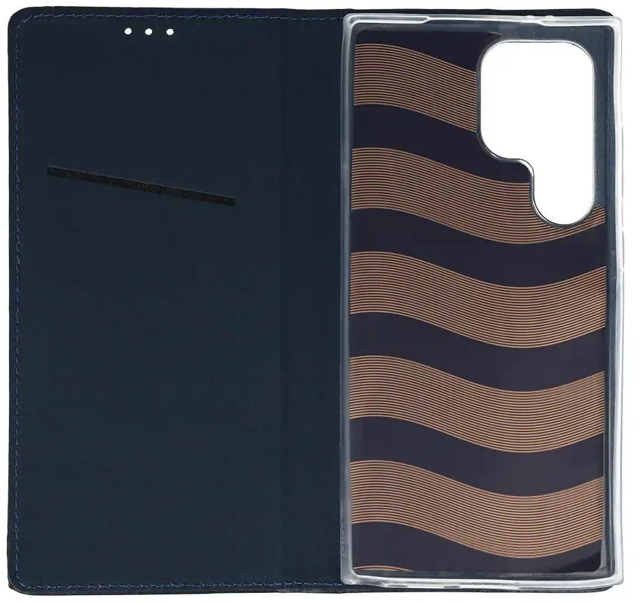 Fusion Accessories Topt Smart Magneto dėklas skirtas Samsung Galaxy S24 Ultra mėlynos spalvos