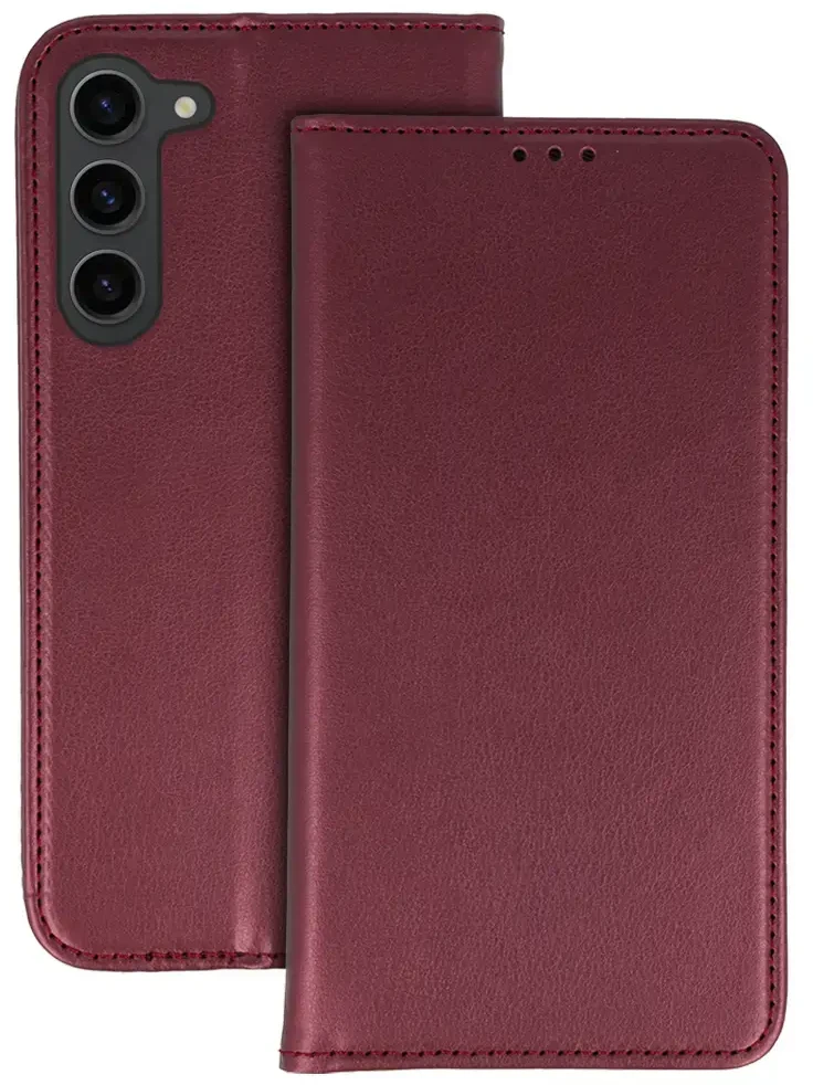Fusion Accessories Topt Smart Magneto dėklas skirtas Samsung Galaxy S23 Plus burgundy