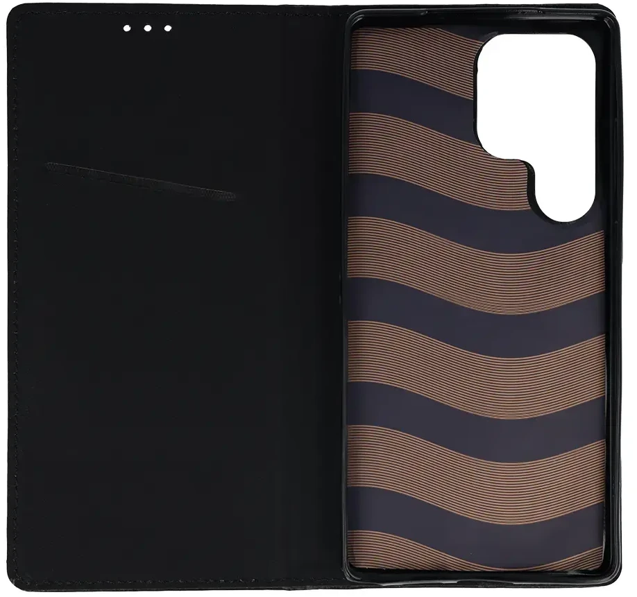 Fusion Accessories Topt Smart Magneto Dėklas skirtas Samsung Galaxy S25 Ultra juodos spalvos