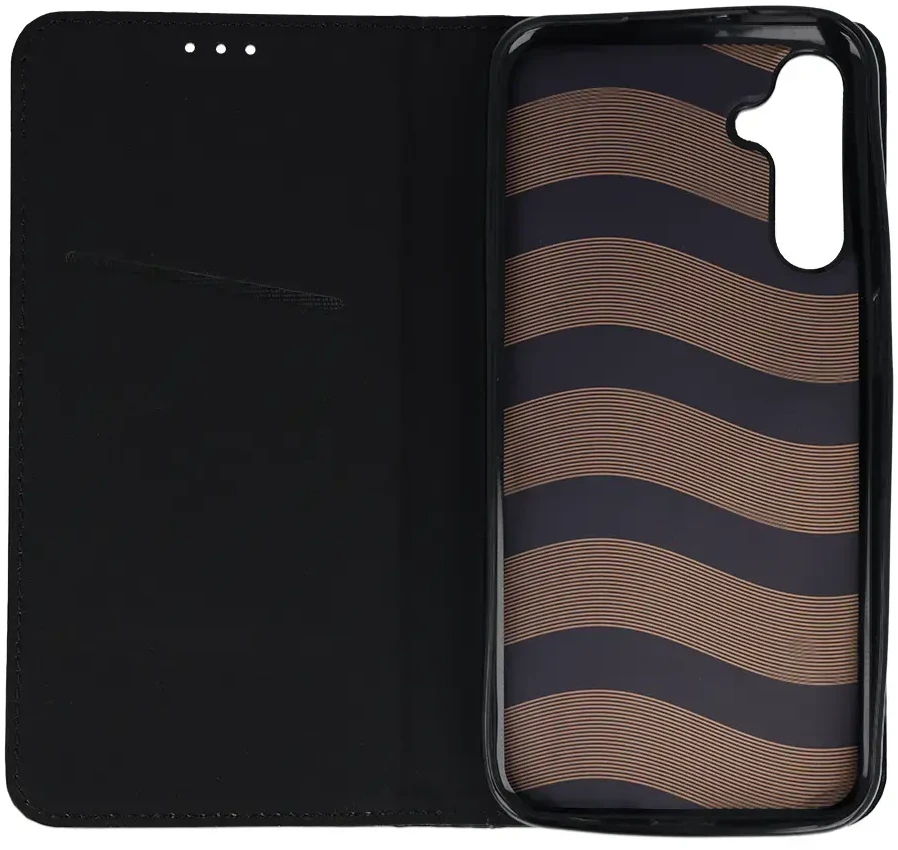 Fusion Accessories Topt Smart Magneto dėklas skirtas Samsung Galaxy M15 5G juodos spalvos