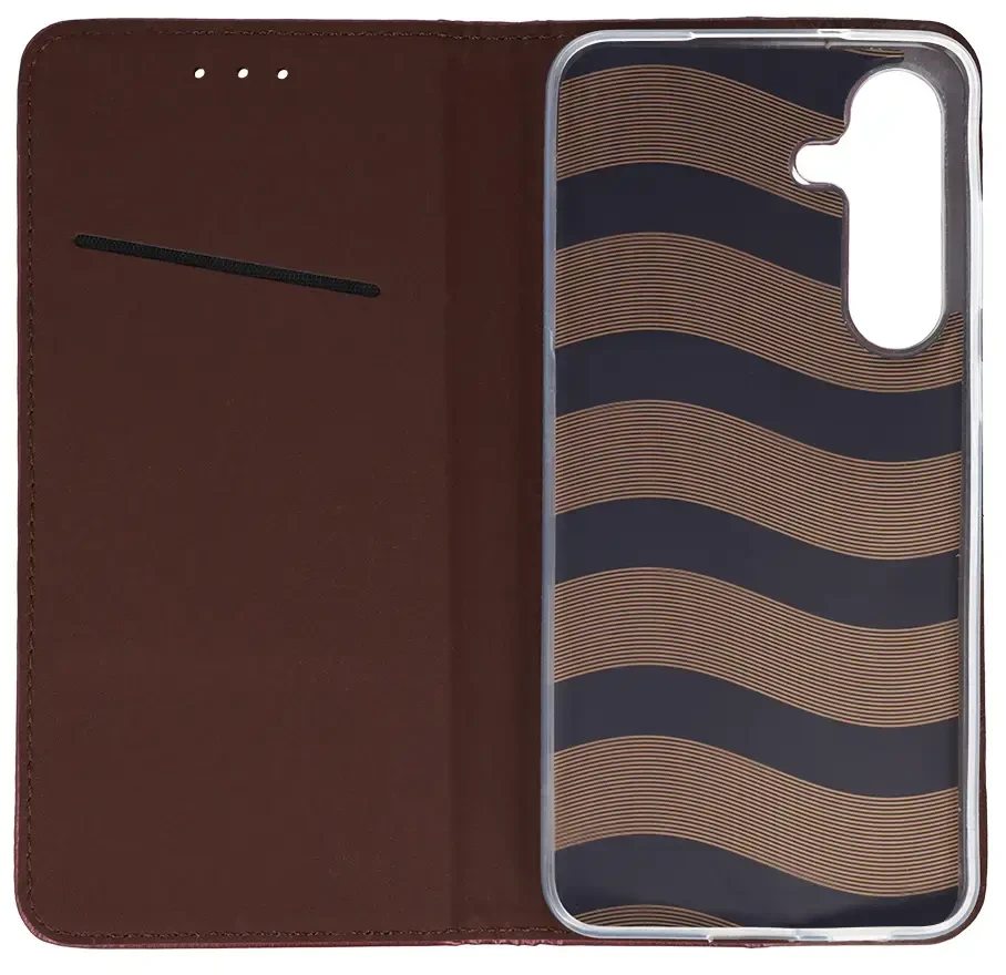 Fusion Accessories Topt Smart Magneto dėklas skirtas Samsung Galaxy S25 FE burgundy