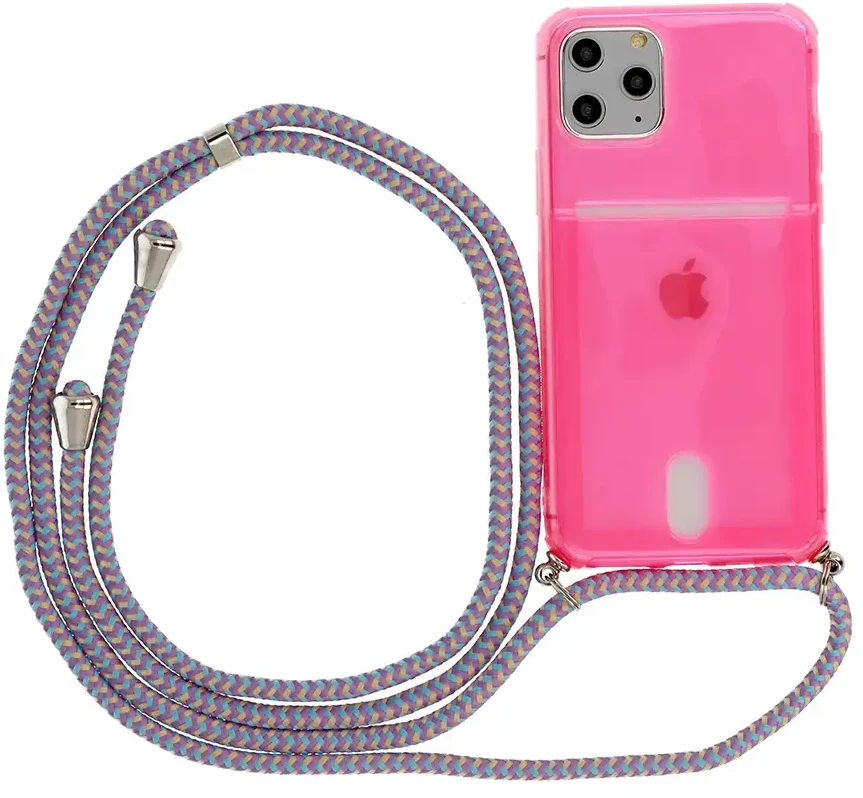 Fusion Accessories Topt STRAP Fluo dėklas skirtas Apple iPhone 7 Plus/8 Plus Rožinė