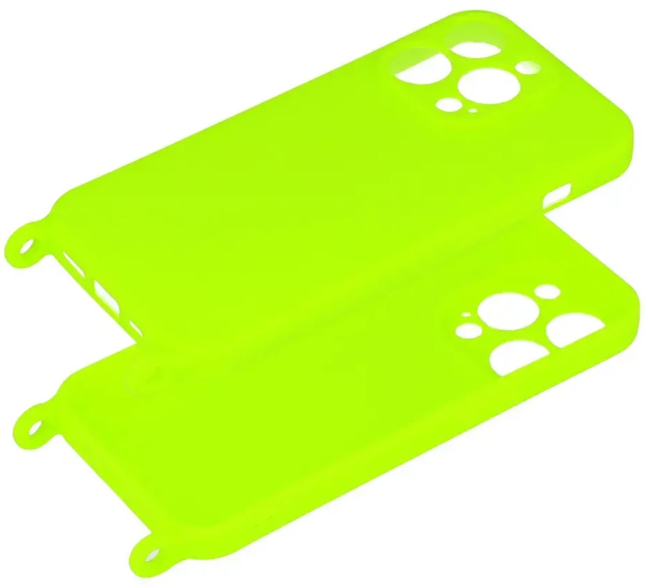 Fusion Accessories Topt Strap silikoninis dėklas skirtas Apple iPhone 12 design 2 lime