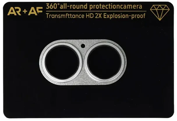 Fusion Accessories Apsauginis stiklas Aluminum Metal Camera Full Cover Lens on camera skirtas Apple iPhone 17 baltas (camera island)