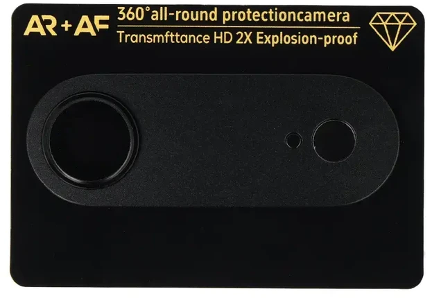 Fusion Accessories Apsauginis stiklas Aluminum Metal Camera Full Cover Lens on camera skirtas Apple iPhone 17 Air juodas (camera island+mesh)