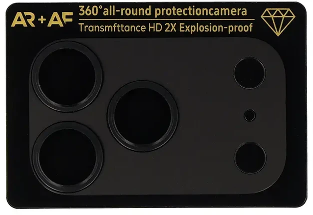 Fusion Accessories Apsauginis stiklas Aluminum Metal Camera Full Cover Lens on camera skirtas Apple iPhone 17 Pro juodas (camera island+mesh)
