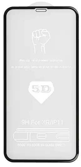Toptel Riposo Apsauginis stiklas „5D“ įvairiems telefonų modeliams, juodas IPHONE 11 PRO MAX (6.5')