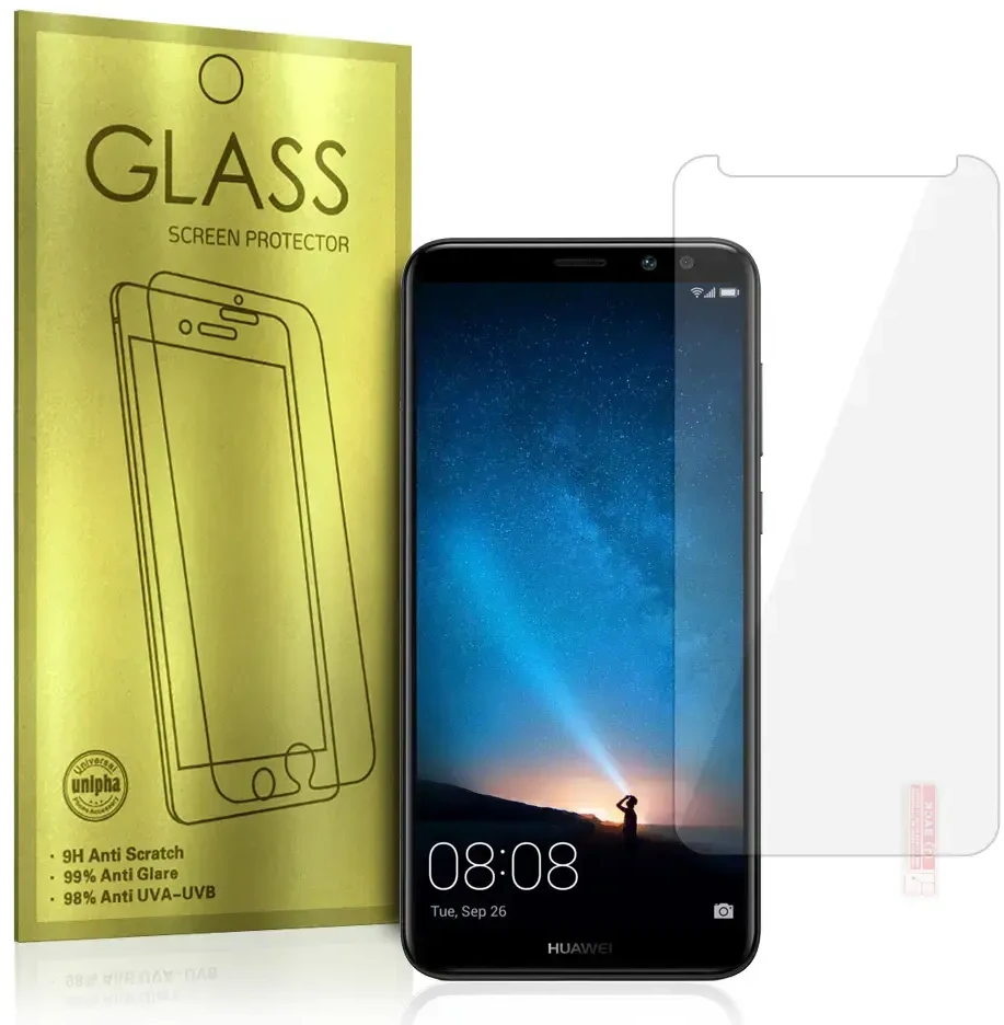 Fusion Accessories Topt Apsauginis stiklas Gold skirtas Huawei MATE 10 Lite
