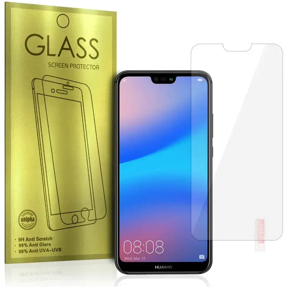 Fusion Accessories Topt Apsauginis stiklas Gold skirtas Huawei P20 Lite