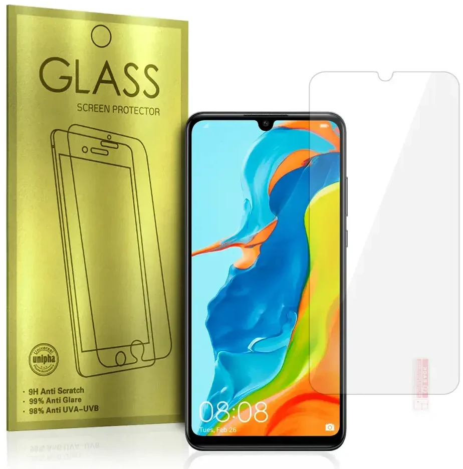Fusion Accessories Topt Apsauginis stiklas Gold skirtas Huawei P30 Lite