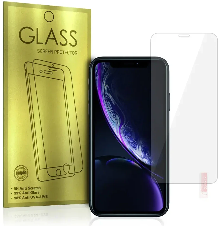 Fusion Accessories Topt Apsauginis stiklas Gold skirtas Apple iPhone XR