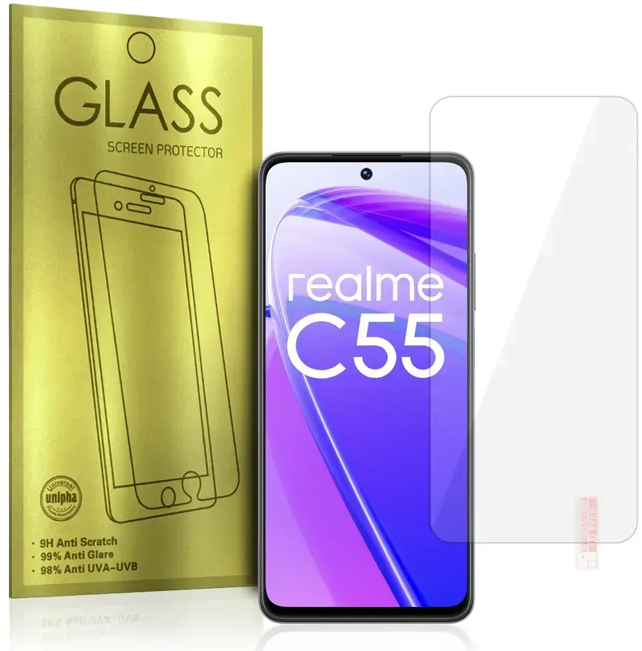 Apsauginis stiklas Gold skirtas Realme C55