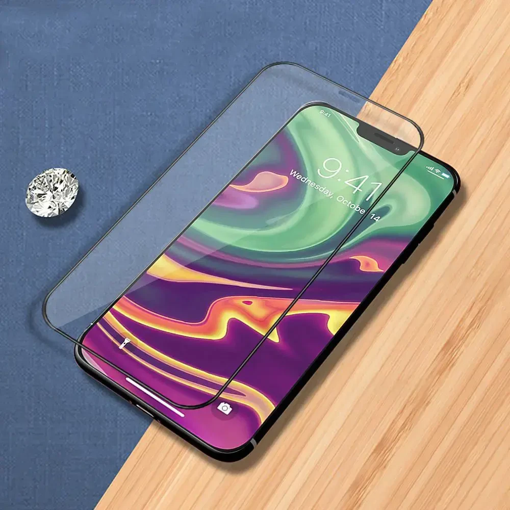 Fusion Accessories Topt Apsauginis stiklas HARD CERAMIC skirtas Apple iPhone 16 Juodas