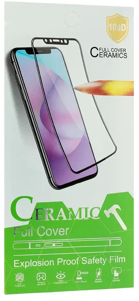 Fusion Accessories Topt Apsauginis stiklas HARD CERAMIC skirtas Apple iPhone 16 Juodas