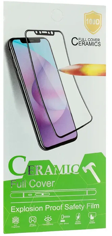 Toptel Topt Apsauginis stiklas HARD CERAMIC skirtas Motorola Moto G50 (XT2137-1) Juodas