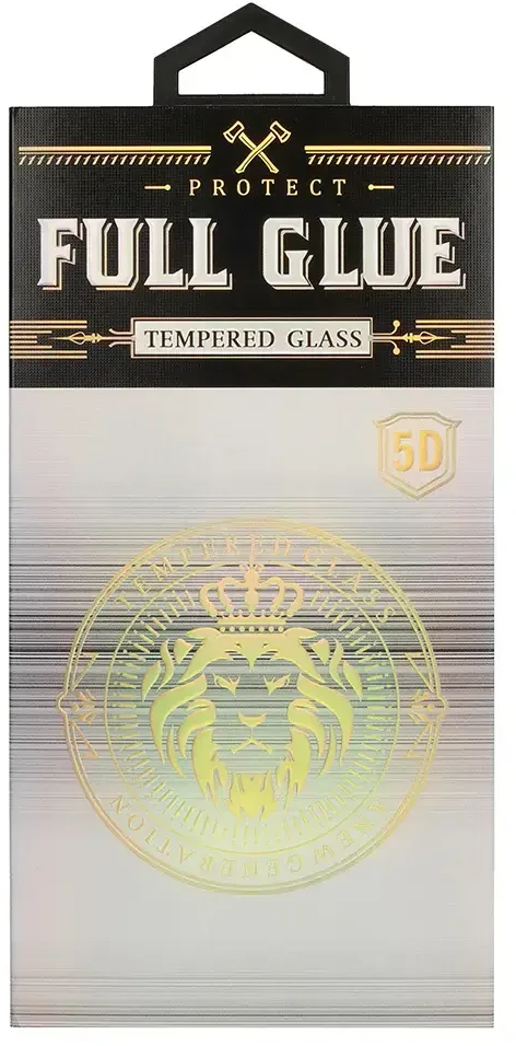Toptel Topt Apsauginis stiklas HARD Full Glue 5D skirtas Apple iPhone 15 Pro Max Juodas