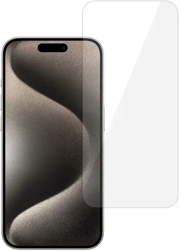 Fusion Accessories Topt Apsauginis stiklas Mėlyna Multipack (10 in 1) skirtas Apple iPhone 15/15 Pro (stronger glue 300µ)