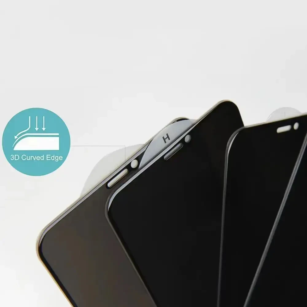 Toptel Grūdinto stiklo privatumo stiklas, skirtas XIAOMI 15C 4G/5G Juodas