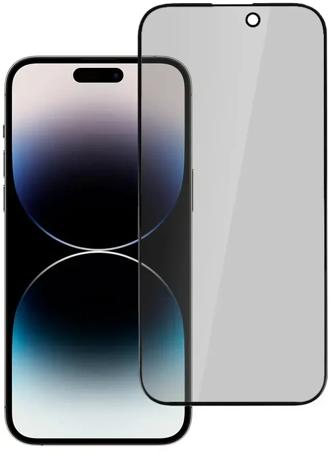Toptel Grūdinto stiklo privatumo stiklas, skirtas XIAOMI 15C 4G/5G Juodas