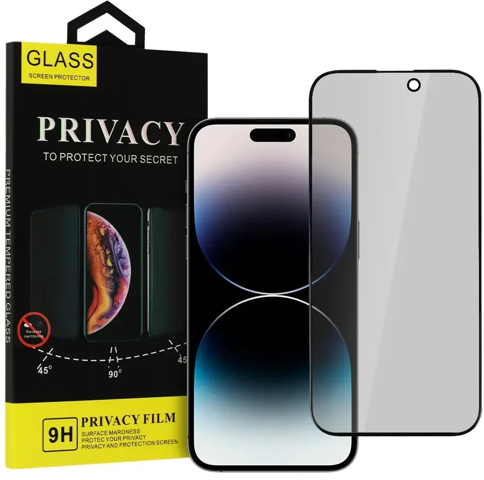Fusion Accessories Topt Apsauginis stiklas Privacy Glass skirtas XIAOMI REDMI NOTE 15 PRO 5G Juodas