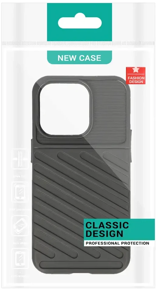 Dėklas Toptel Topt Thunder dėkals skirtas Motorola Moto G42 juodos spalvos