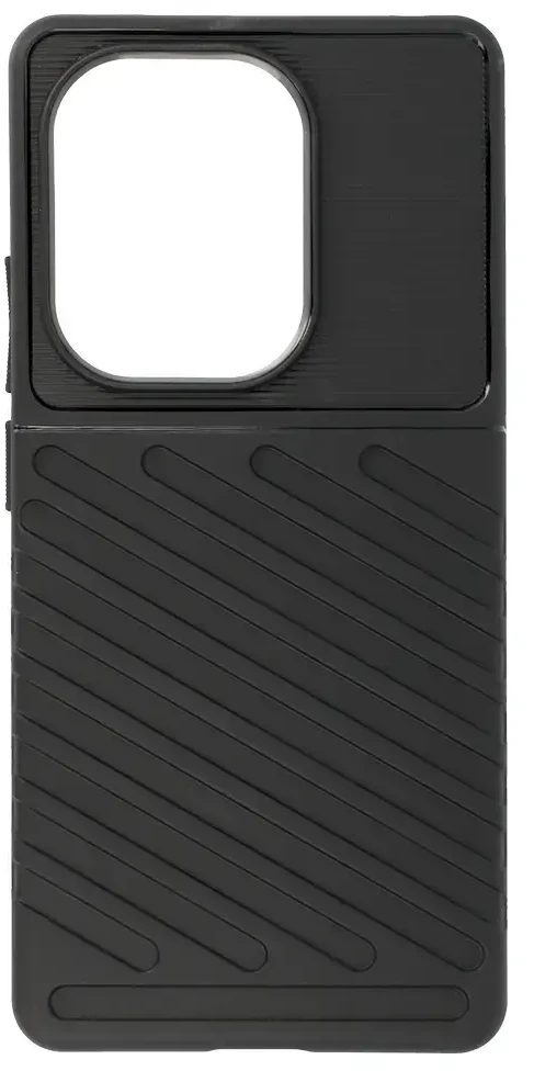 Dėklas Fusion Accessories Topt Thunder dėkals skirtas Xiaomi Redmi Note 13 Pro 4G juodos spalvos