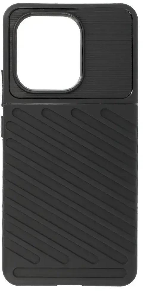 Dėklas Fusion Accessories Topt Thunder dėkals skirtas Xiaomi Redmi Note 13 4G juodos spalvos