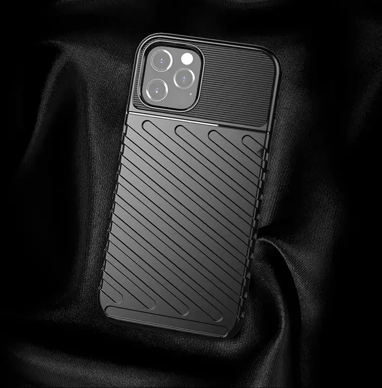 Dėklas Fusion Accessories Topt Thunder dėkals skirtas Apple iPhone 14 Plus juodos spalvos