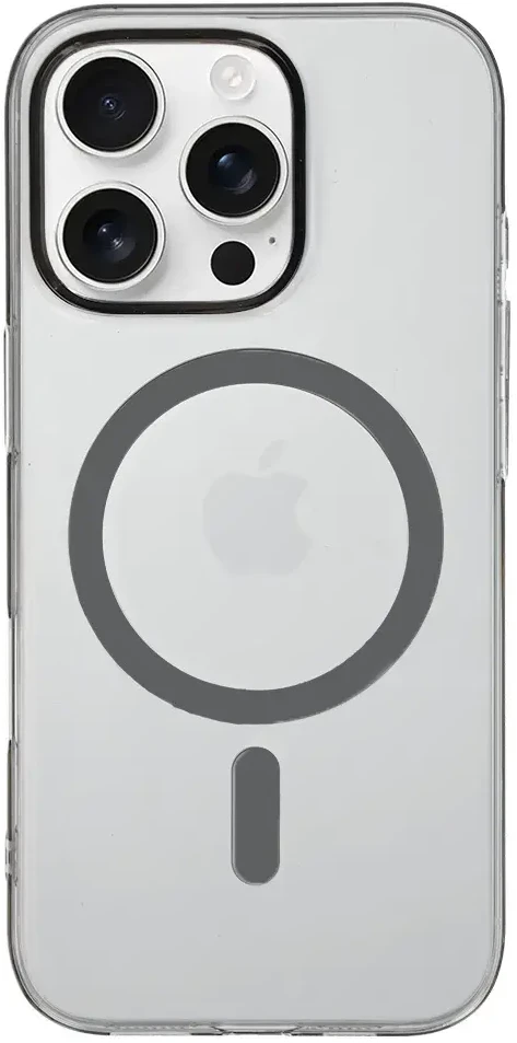 Fusion Accessories Tel Protect Transparent Slim Magsafe dėklas skirtas Apple iPhone 15 graphite