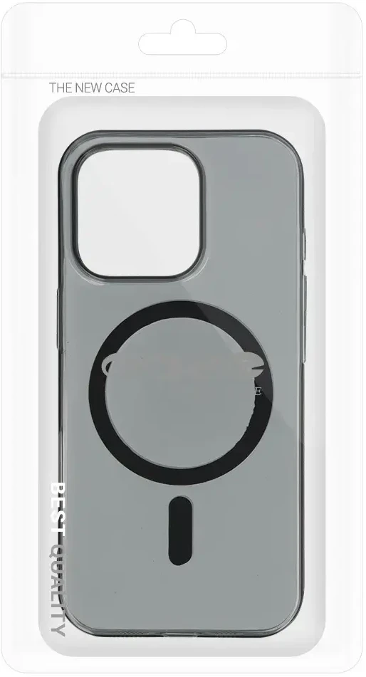 Fusion Accessories Tel Protect Transparent Slim Magsafe dėklas skirtas Apple iPhone 15 Pro juodos spalvos