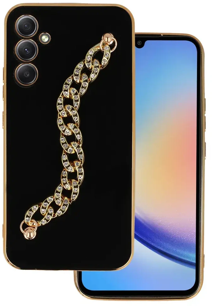 Fusion Accessories Topt Trend dėklas skirtas Samsung Galaxy A34 5G design 4 juodos spalvos
