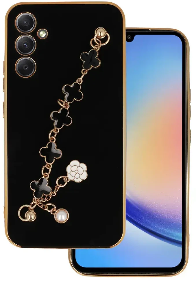 Fusion Accessories Topt Trend dėklas skirtas Samsung Galaxy A34 5G design 3 juodos spalvos