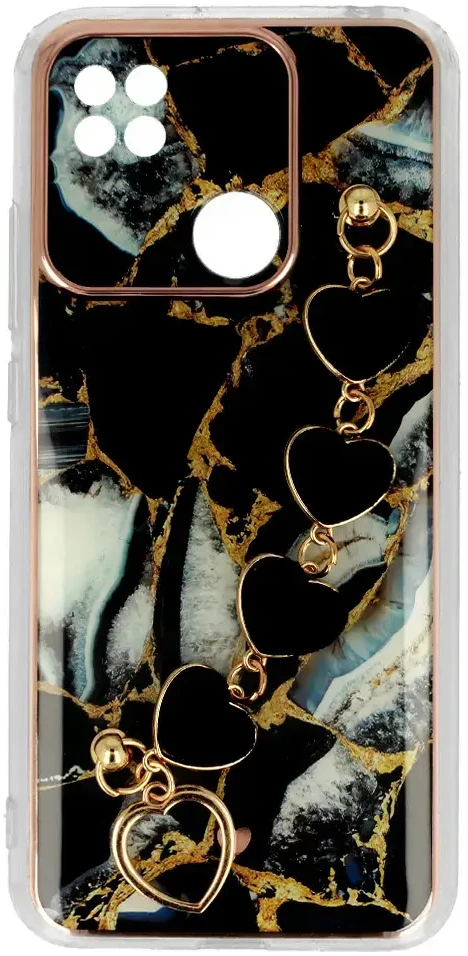 Fusion Accessories Topt Trend dėklas skirtas Xiaomi Redmi 10A design 1 juodos spalvos