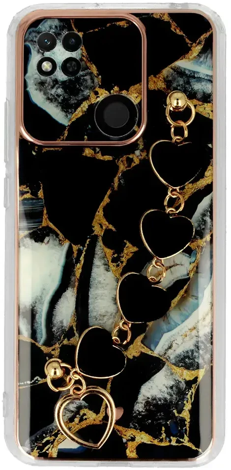 Fusion Accessories Topt Trend dėklas skirtas Xiaomi Redmi 10A design 1 juodos spalvos